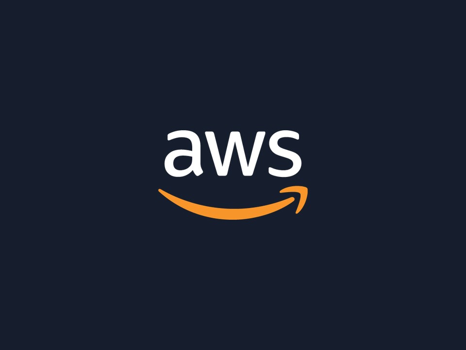 Abstract representation of AWS cloud services for webinar