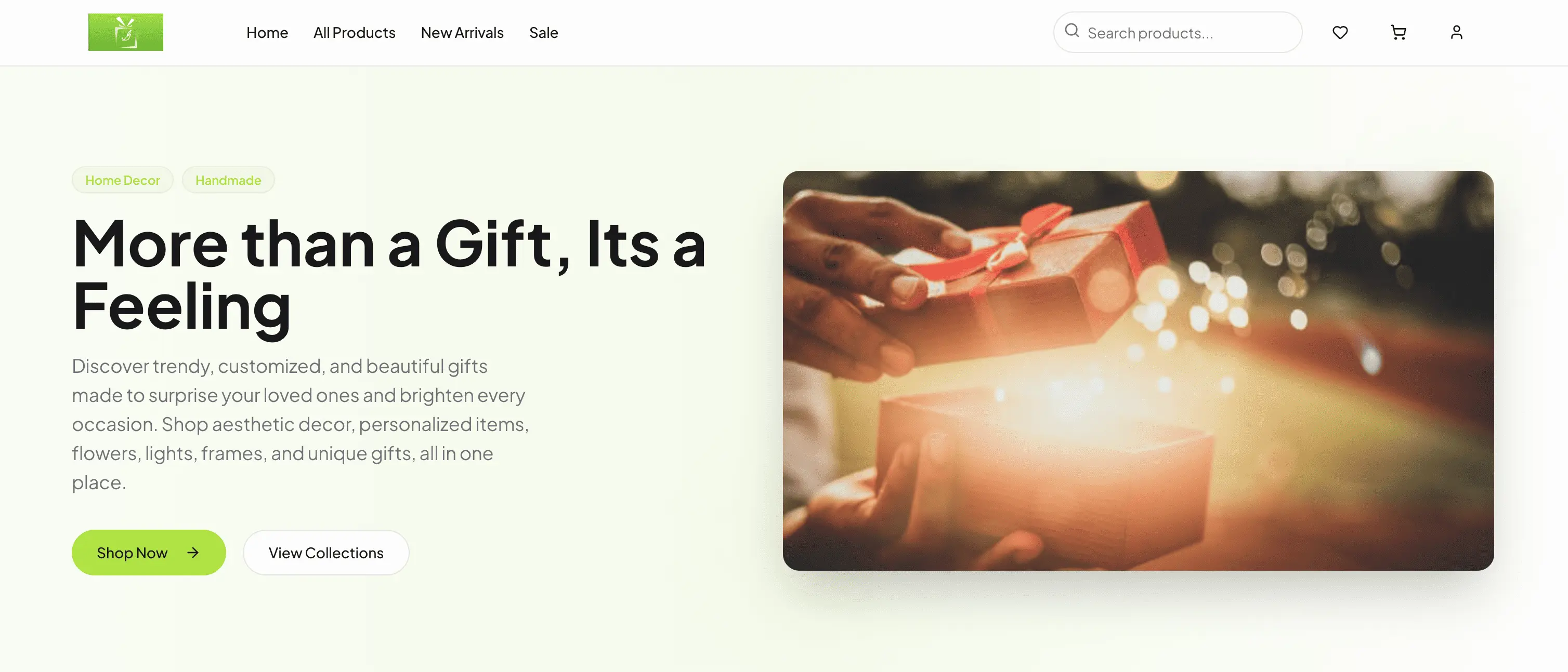Saney ecommerce screenshot