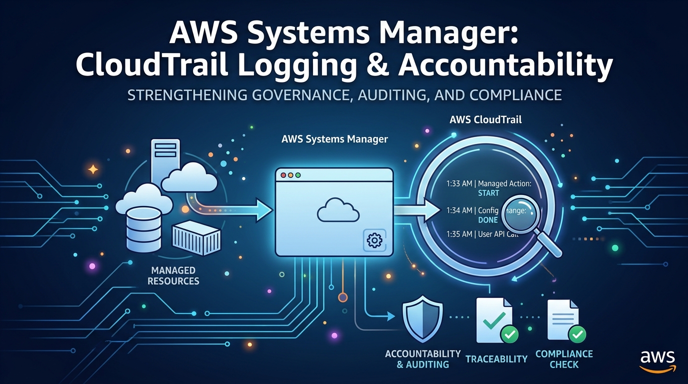 AWS Systems Manager: CloudTrail Logging & Accountability